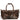 Buckle & Seam Linwood Weekender - Reisetasche 50 cm Leder (brown/dots) - Markenkoffer