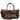 Buckle & Seam Linwood Weekender - Reisetasche 50 cm Leder (brown/dots) - Markenkoffer